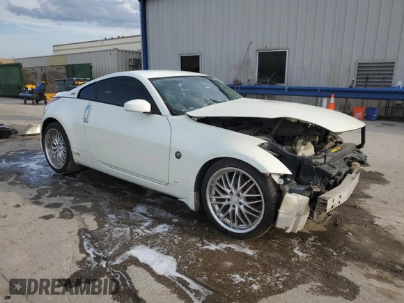 2005 Nissan 350Z Touring with VIN JN1AZ34D55M609399, listed as a Copart auction lot 47382225 with 99,432 mi miles and Salvage Title. Bid and sale history available at carsss.com. Image 4.