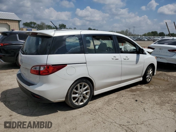 2015 Mazda Mazda5 Grand Touring with VIN JM1CW2DL0F0188152, listed as a Copart auction lot 54761414 with 0 mi miles and Salvage Title. Bid and sale history available at carsss.com. Image 3.
