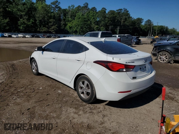 2015 Hyundai Elantra SE z VIN 5NPDH4AE3FH614533, wystawiony jako Copart lot #56153145 z przebiegiem 185 667 mil mil oraz Szkody całkowita. Historia ofert i sprzedaży dostępna na DreamBid. Obrazek 2.