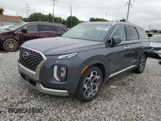2022 Hyundai Palisade Calligraphy z VIN KM8R7DHE4NU353914, wystawiony jako Copart lot #58190955 z przebiegiem 57 583 mil mil oraz Szkoda całkowita • Salvage title. Historia ofert i sprzedaży dostępna na DreamBid. Obrazek 1.