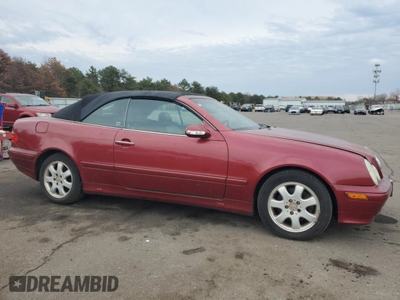 2001 Mercedes-Benz CLK 320 z VIN WDBLK65G41T073354, wystawiony jako Copart lot #46862764 z przebiegiem 117 290 mil mil oraz Nie do naprawy • Non repairable. Historia ofert i sprzedaży dostępna na DreamBid. Obrazek 4.
