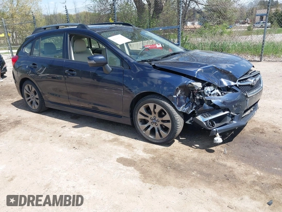 2015 Subaru Impreza Special Sports Premium with VIN JF1GPAT65FH203661, listed as a IAAI auction lot 42193548 with 110,437 mi miles and . Bid and sale history available at DreamBid. Image 1.