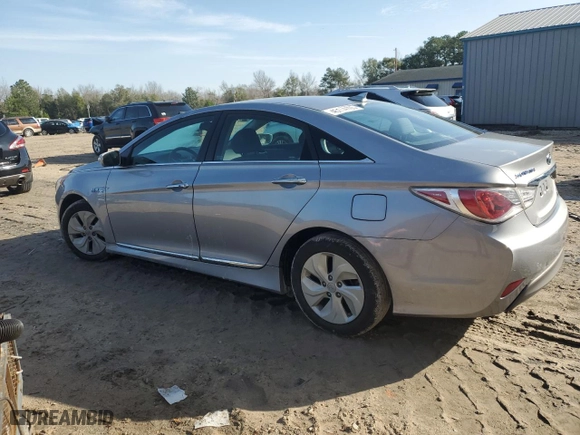 2014 Hyundai Sonata Hybrid with VIN KMHEC4A43EA116862, listed as a Copart auction lot 45114105 with NaN miles and Salvage Title. Bid and sale history available at carsss.com. Image 2.