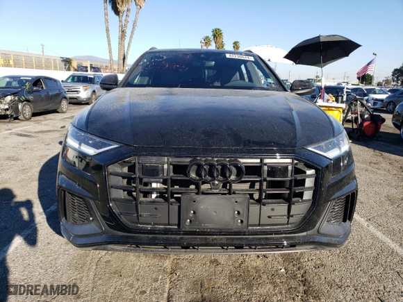 2022 Audi Q8 Premium Plus with VIN WA1EVBF17ND031131, listed as a Copart auction lot 42238674 with 8,378 mi miles. Bid and sale history available at carsss.com. Image 5.