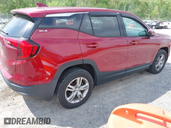 2019 GMC Terrain SLE with VIN 3GKALTEV4KL399376, listed as a IAAI auction lot 42143747 with 181,346 mi miles. Bid and sale history available at carsss.com. Image 4.