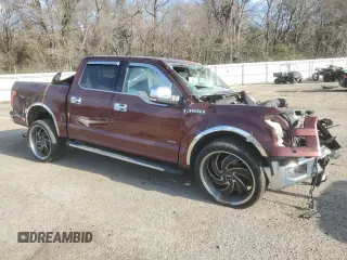 2015 Ford F-150 XL with VIN 1FTEW1CG1FKF02919, listed as a Copart auction lot 43647265 with 0 mi miles and Non Repairable. Bid and sale history available at carsss.com. Image 4.