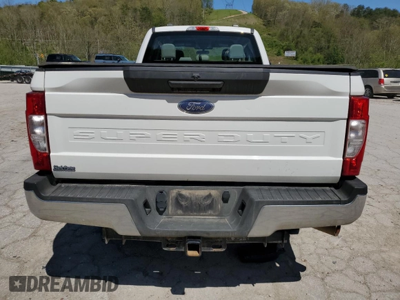 2021 Ford F-250 XL with VIN 1FT7W2B60MEC25893, listed as a Copart auction lot 53987315 with 55,235 mi miles and Salvage title. Bid and sale history available at DreamBid. Image 6.