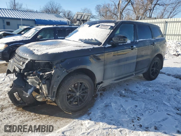 2017 Land Rover Range Rover Sport SE with VIN SALWG2FK2HA124571, listed as a Copart auction lot 89398505 with 94,159 mi miles and Salvage title. Bid and sale history available at DreamBid. Image 1.