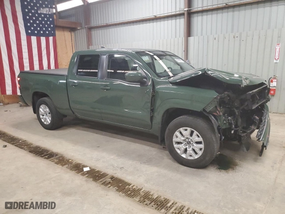 2023 Nissan Frontier SV with VIN 1N6ED1FK3PN637239, listed as a Copart auction lot 49469965 with 17,570 mi miles and Salvage Title. Bid and sale history available at carsss.com. Image 4.