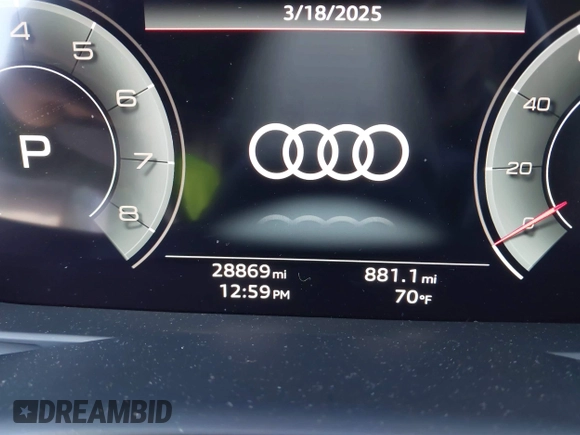 2023 Audi Q7 Premium Plus with VIN WA1LCBF72PD031042, listed as a IAAI auction lot 41825855 with 28,869 mi miles and . Bid and sale history available at DreamBid. Image 15.