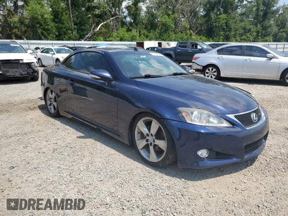 2011 Lexus IS 250 C с VIN JTHFF2C27B2520557, выставлен на аукционе Copart как лот 57482425 с пробегом 111 497 миль миль и Списание • Salvage title. История ставок и продаж доступна на DreamBid. Изображение 4.