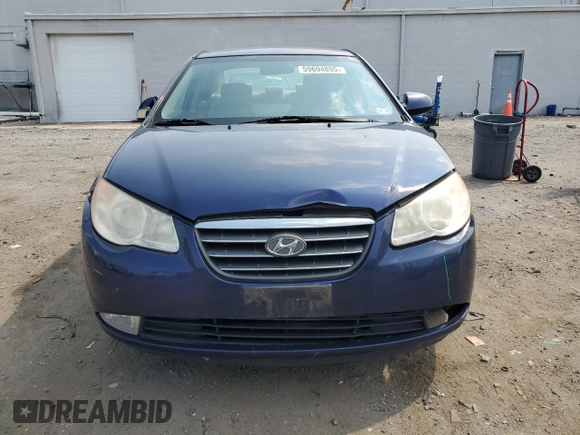 2009 Hyundai Elantra GLS z VIN KMHDU46D69U760247, wystawiony jako Copart lot #59694895 z przebiegiem 215 328 mil mil oraz Szkoda całkowita • Salvage title. Historia ofert i sprzedaży dostępna na DreamBid. Obrazek 5.