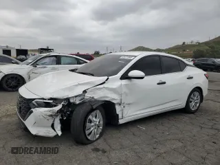 2024 Nissan Sentra S z VIN 3N1AB8BV3RY364571, wystawiony jako Copart lot #53572995 z przebiegiem 22 730 mil mil oraz Szkoda całkowita • Salvage title. Historia ofert i sprzedaży dostępna na DreamBid. Obrazek 1.