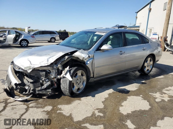 2006 Chevrolet Impala SS with VIN 2G1WD58C469306796, listed as a Copart auction lot 50589435 with 105,041 mi miles and Salvage Title. Bid and sale history available at DreamBid. Image 1.