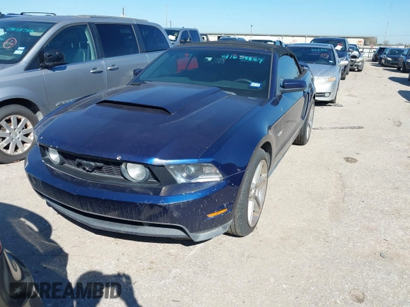 2011 Ford Mustang GT with VIN 1ZVBP8FF0B5137425, listed as a IAAI auction lot 41658857 with 123,072 mi miles and . Bid and sale history available at DreamBid. Image 17.