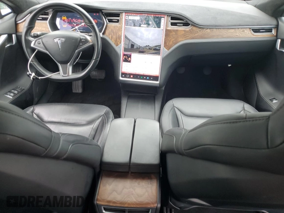 2016 Tesla Model S 90D with VIN 5YJSA1E20GF168108, listed as a Copart auction lot 55589615 with 138,295 mi miles and Salvage Title. Bid and sale history available at DreamBid. Image 8.