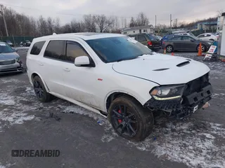 2018 Dodge Durango SRT with VIN 1C4SDJGJ4JC145754, listed as a IAAI auction lot 41249167 with 93,139 mi miles and . Bid and sale history available at carsss.com. Image 1.