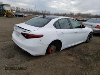 2019 Alfa Romeo Giulia with VIN ZARFANANXK7622362, listed as a Copart auction lot 46535223 with 28,946 mi miles. Bid and sale history available at carsss.com. Image 3.