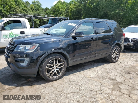 2017 Ford Explorer Sport z VIN 1FM5K8GT8HGC03540, wystawiony jako Copart lot #63204815 z przebiegiem 102 413 mil mil oraz Czysty tytuł • Clean title. Historia ofert i sprzedaży dostępna na DreamBid. Obrazek 1.