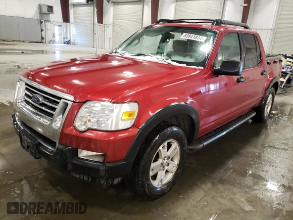 2007 Ford Explorer Sport Trac XLT with VIN 1FMEU518X7UA04941, listed as a Copart auction lot 83841834 with 153,039 mi miles and Salvage title. Bid and sale history available at DreamBid. Image 1.