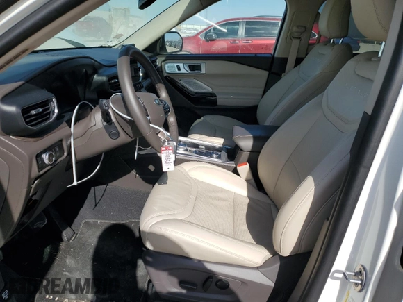 2022 Ford Explorer Platinum with VIN 1FM5K8HC4NGC42104, listed as a Copart auction lot 42401935 with 21,981 mi miles and Salvage Title. Bid and sale history available at carsss.com. Image 7.