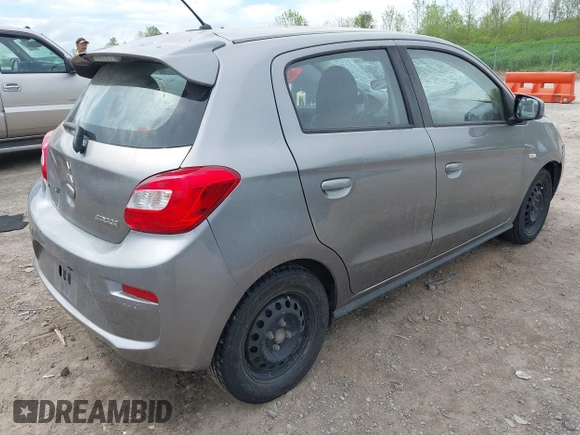 2017 Mitsubishi Mirage ES with VIN ML32A3HJ3HH022451, listed as a IAAI auction lot 42268192 with 45,565 mi miles and . Bid and sale history available at DreamBid. Image 4.