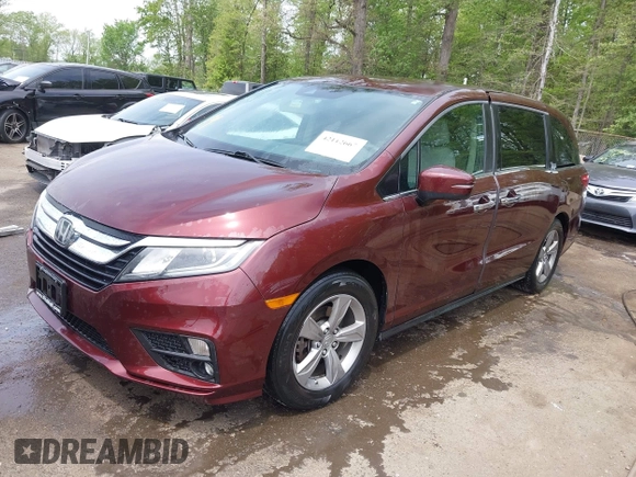 2018 Honda Odyssey EX with VIN 5FNRL6H56JB015557, listed as a IAAI auction lot 42112667 with Not provided miles and . Bid and sale history available at DreamBid. Image 2.