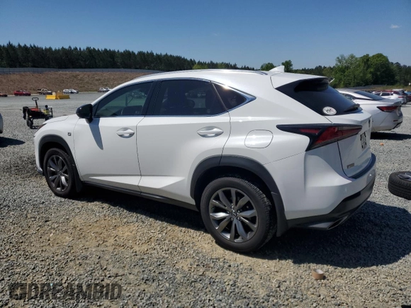 2020 Lexus NX 300 F Sport z VIN JTJJARBZ8L5005016, wystawiony jako Copart lot #53314025 z przebiegiem 93 850 mil mil oraz Szkoda całkowita • Salvage title. Historia ofert i sprzedaży dostępna na DreamBid. Obrazek 2.