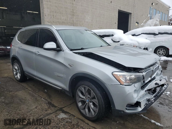 2016 BMW X3 xDrive28i with VIN 5UXWX9C58G0D79729, listed as a Copart auction lot 78850294 with 99,561 mi miles and Salvage Title. Bid and sale history available at carsss.com. Image 4.