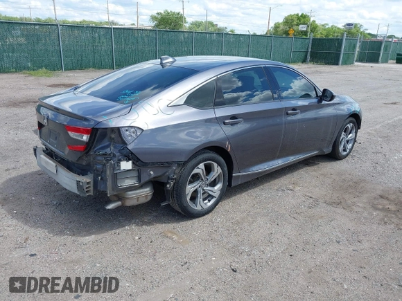 2019 Honda Accord EX with VIN 1HGCV1F44KA008325, listed as a IAAI auction lot 42168255 with 87,541 mi miles and . Bid and sale history available at DreamBid. Image 4.