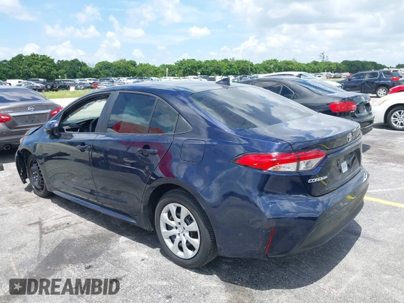 2024 Toyota Corolla LE with VIN 5YFB4MDEXRP111863, listed as a IAAI auction lot 40083084 with 40,206 mi miles. Bid and sale history available at carsss.com. Image 3.