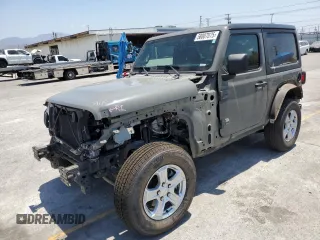 2020 Jeep Wrangler Sport S with VIN 1C4GJXAN2LW205092, listed as a Copart auction lot 58007075 with 61,669 mi miles and Salvage title. Bid and sale history available at DreamBid. Image 1.