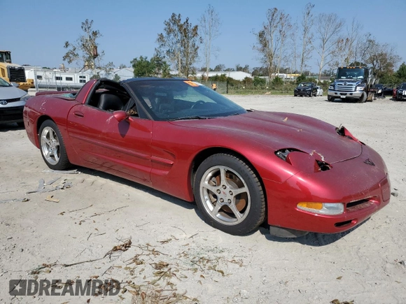 2004 Chevrolet Corvette with VIN 1G1YY22GX45114770, listed as a Copart auction lot 74711824 with 24,104 mi miles and Salvage Title. Bid and sale history available at carsss.com. Image 4.