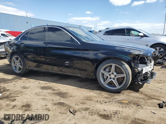 2017 Mercedes-Benz C 300 with VIN 55SWF4JBXHU194516, listed as a Copart auction lot 52325925 with 79,170 mi miles and Clean Title. Bid and sale history available at DreamBid. Image 4.