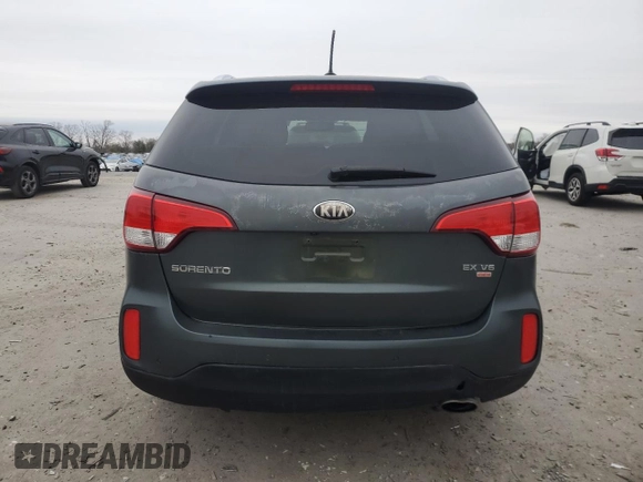 2014 Kia Sorento EX with VIN 5XYKUDA72EG474730, listed as a Copart auction lot 43900425 with 184,837 mi miles and Salvage Title. Bid and sale history available at carsss.com. Image 6.