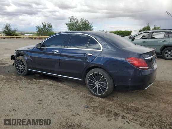 2019 Mercedes-Benz C 300 with VIN 55SWF8EB9KU292879, listed as a Copart auction lot 56898465 with 75,829 mi miles and Salvage title. Bid and sale history available at DreamBid. Image 2.