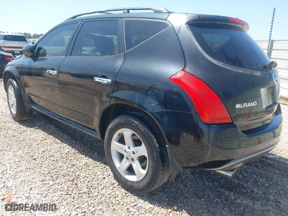 2004 Nissan Murano SL with VIN JN8AZ08TX4W228541, listed as a IAAI auction lot 41980802 with 173,525 mi miles. Bid and sale history available at carsss.com. Image 3.