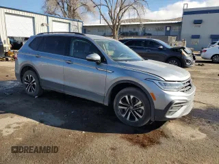 2023 Volkswagen Tiguan S with VIN 3VVFB7AX8PM072064, listed as a Copart auction lot 87967065 with 16,812 mi miles and Salvage title. Bid and sale history available at DreamBid. Image 4.