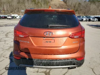 2014 Hyundai Santa Fe Sport with VIN 5XYZU3LB7EG185515, listed as a Copart auction lot 42679185 with 140,742 mi miles and Salvage Title. Bid and sale history available at carsss.com. Image 6.