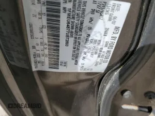 2007 Ford Explorer Eddie Bauer с VIN 1FMEU64877UB72893, выставлен на аукционе Copart как лот 49466955 с пробегом Не указан миль и Списание • Salvage title. История ставок и продаж доступна на DreamBid. Изображение 14.