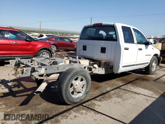 2004 Dodge Ram 2500 SLT with VIN 3D7KA28C04G109758, listed as a Copart auction lot 59914224 with 282,523 mi miles and Salvage Title. Bid and sale history available at carsss.com. Image 3.