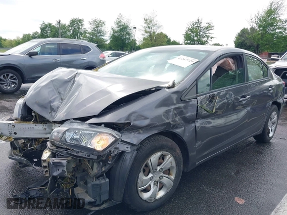 2015 Honda Civic LX with VIN 19XFB2F55FE268061, listed as a IAAI auction lot 42267729 with 122,083 mi miles and . Bid and sale history available at DreamBid. Image 18.