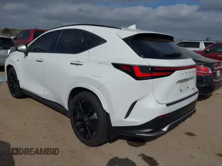 2024 Lexus NX with VIN 2T2KGCEZ1RC054547, listed as a IAAI auction lot 41494703 with 11,642 mi miles. Bid and sale history available at carsss.com. Image 3.