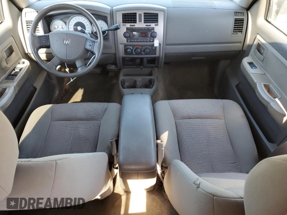 2007 Dodge Dakota SLT with VIN 1D7HE48K97S199376, listed as a Copart auction lot 88973885 with 192,774 mi miles and Salvage Title. Bid and sale history available at DreamBid. Image 8.