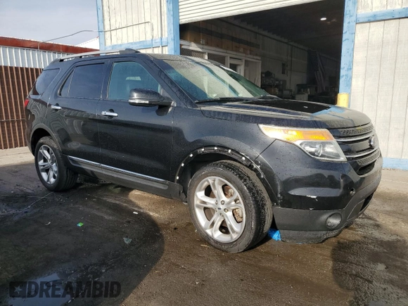 2015 Ford Explorer Limited with VIN 1FM5K8F83FGB90562, listed as a Copart auction lot 51444065 with 165,052 mi miles and Clean Title. Bid and sale history available at DreamBid. Image 4.