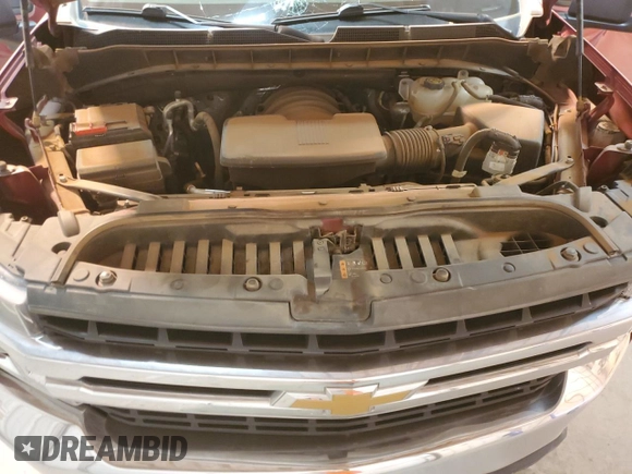 2021 Chevrolet Silverado 1500 LT with VIN 3GCUYDEDXMG144556, listed as a Copart auction lot 49736605 with 34,418 mi miles and Salvage Title. Bid and sale history available at DreamBid. Image 13.