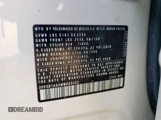 2021 Volkswagen Tiguan SE z VIN 3VV3B7AX9MM003432, wystawiony jako Copart lot #63422315 z przebiegiem 64 531 mil mil oraz Czysty tytuł • Clean title. Historia ofert i sprzedaży dostępna na DreamBid. Obrazek 13.