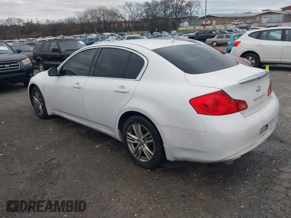 2011 Infiniti G25 Sedan x with VIN JN1DV6AR3BM451988, listed as a IAAI auction lot 41222232 with 173,126 mi miles. Bid and sale history available at carsss.com. Image 3.