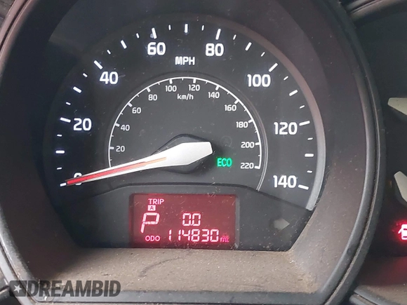 2016 Kia Rio LX with VIN KNADM4A37G6633251, listed as a IAAI auction lot 41909406 with 114,830 mi miles and . Bid and sale history available at DreamBid. Image 15.