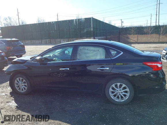 2019 Nissan Sentra SV with VIN 3N1AB7AP7KY445186, listed as a IAAI auction lot 41846095 with 54,267 mi miles and . Bid and sale history available at DreamBid. Image 14.